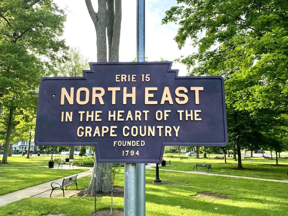 In the heart of Grape Country!  20 plus wineries in the region!