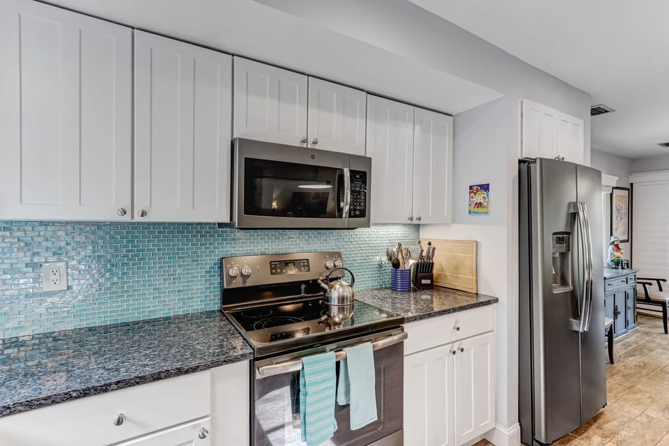 Stove / Fridge area
