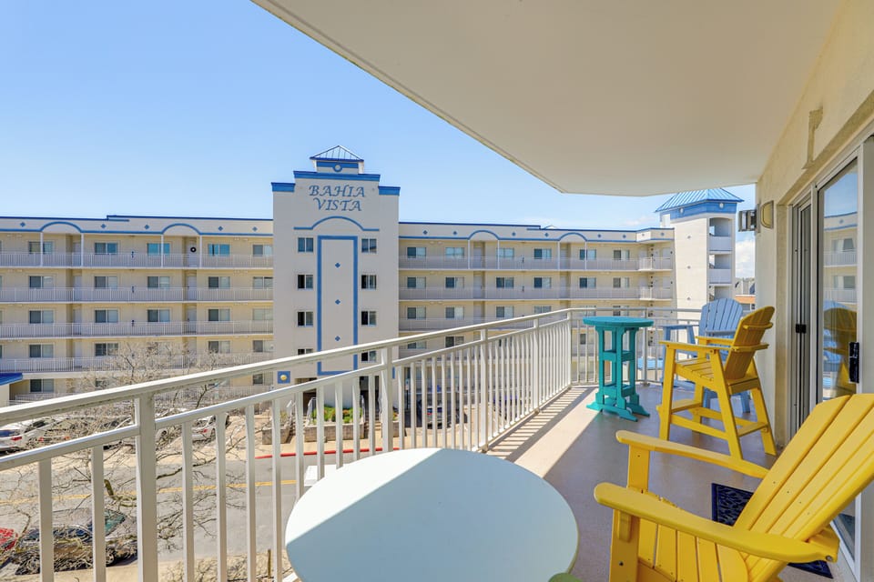 Private Balcony | Walk to Beach & Boardwalk