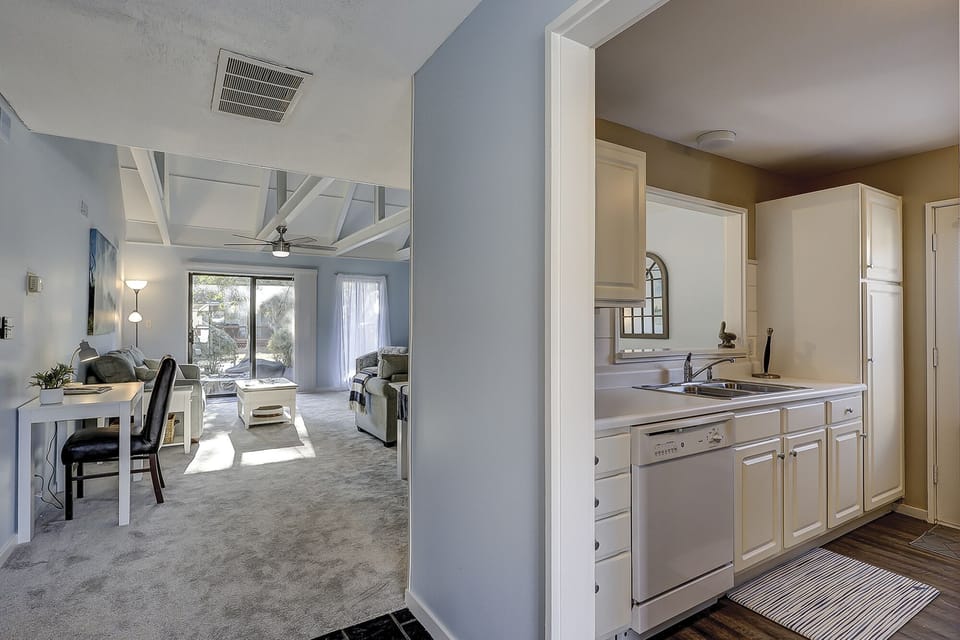 Kitchen and Living room