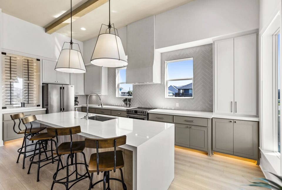 Immerse yourself in modern luxury as you cook up a storm in our meticulously designed kitchen space