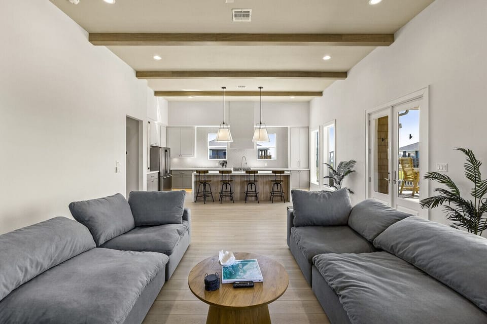 Experience laid-back luxury in our modern yet inviting rental, just steps from the beach