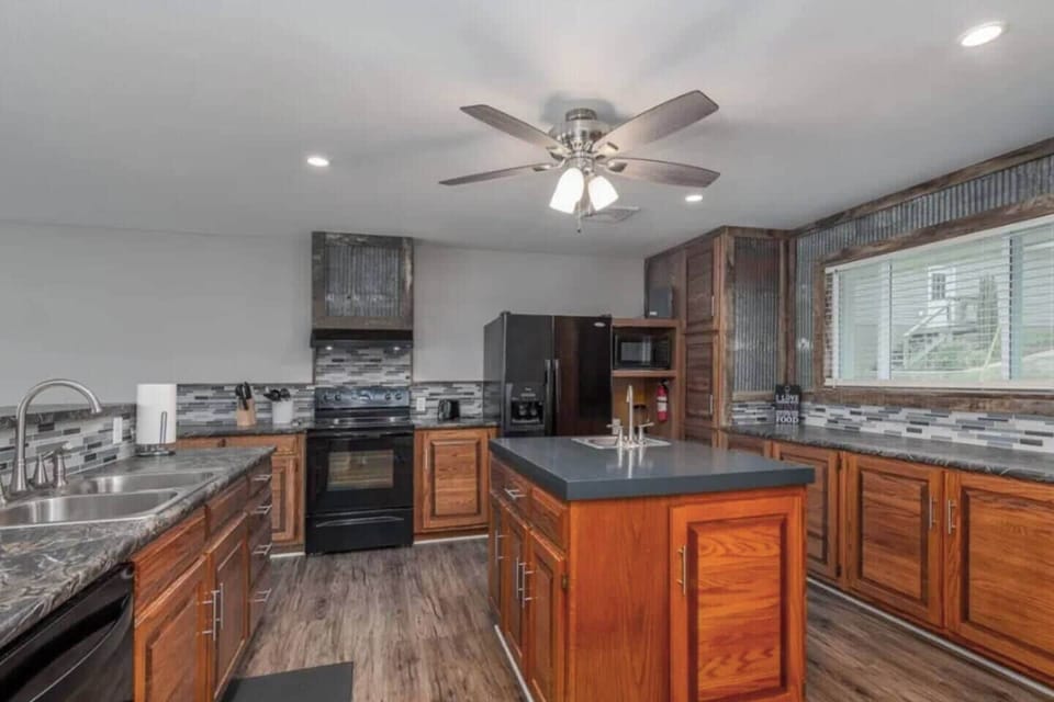 Large kitchen #2 with island and LAKE VIEWS!