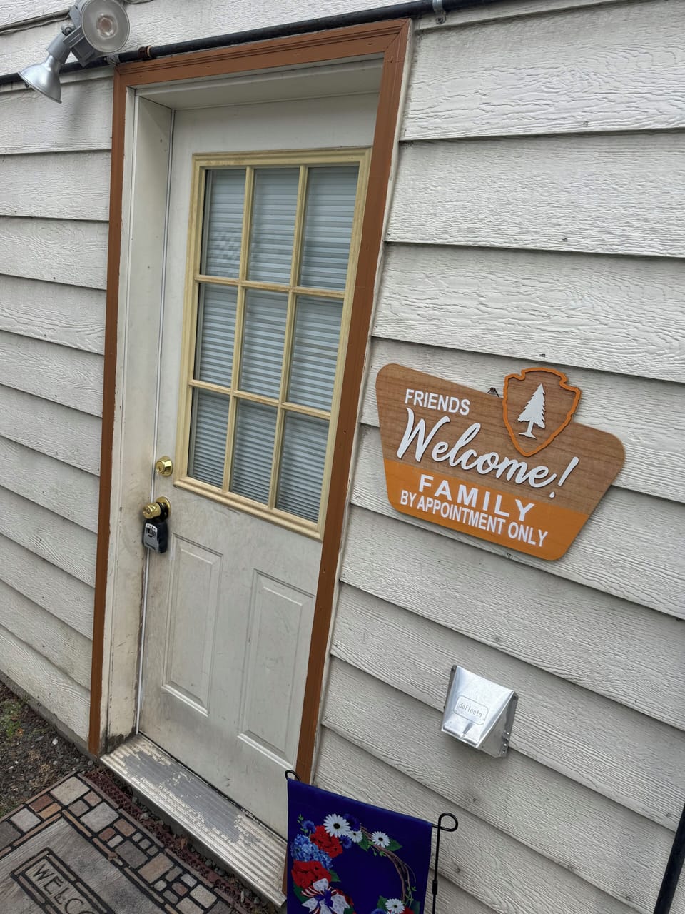 Front entrance door for this unit