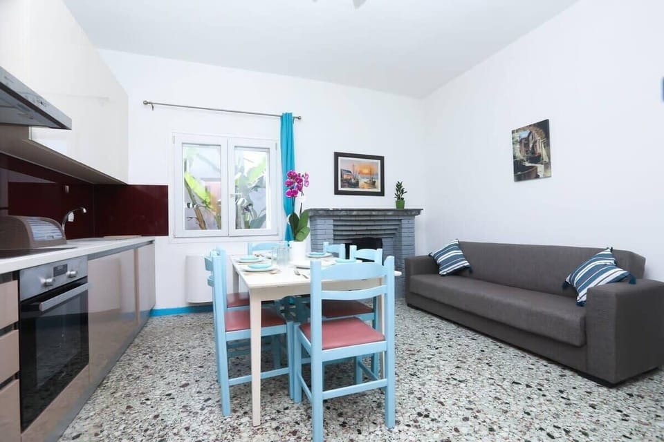 There is an extra sofa bed in the kitchen area, where an extra guest can be accommodated