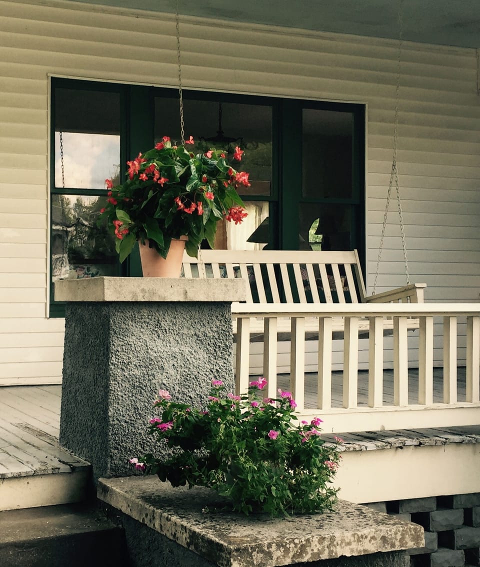 This porch is my favorite Midwestern pastime. 