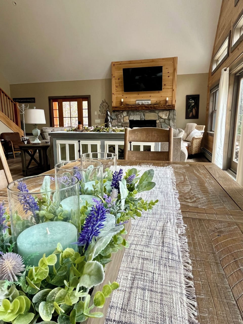 Large dining table