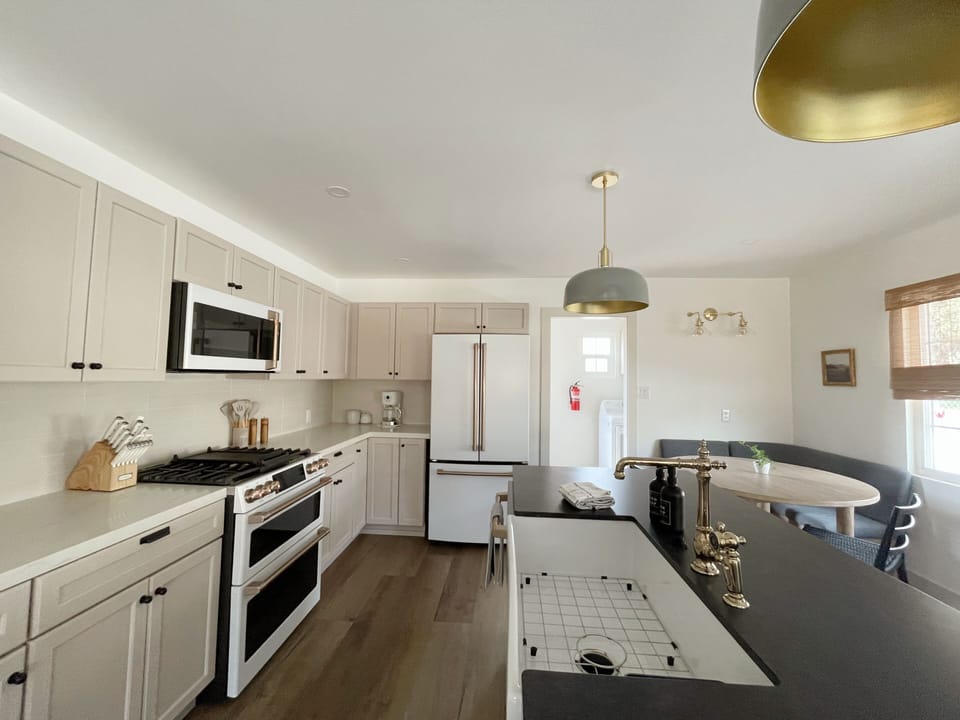 Fully stocked kitchen