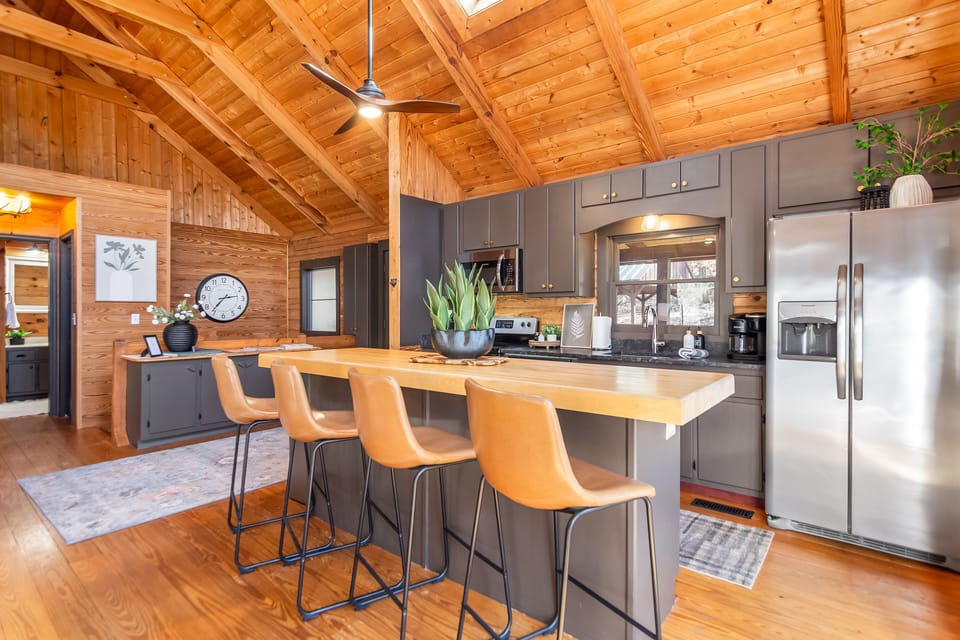 The kitchens is the ❤️ of the home & things are no different @RiverRidgeHideaway