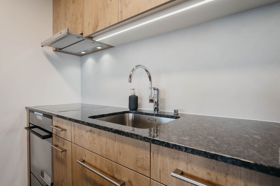 Kitchen with oven