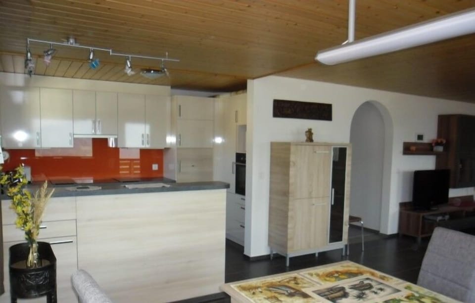 Dining are by the kitchen