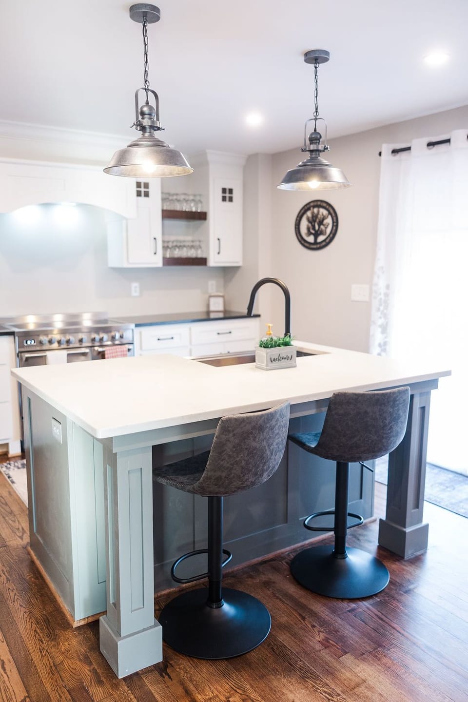 Stools for the bar in the kitchen
