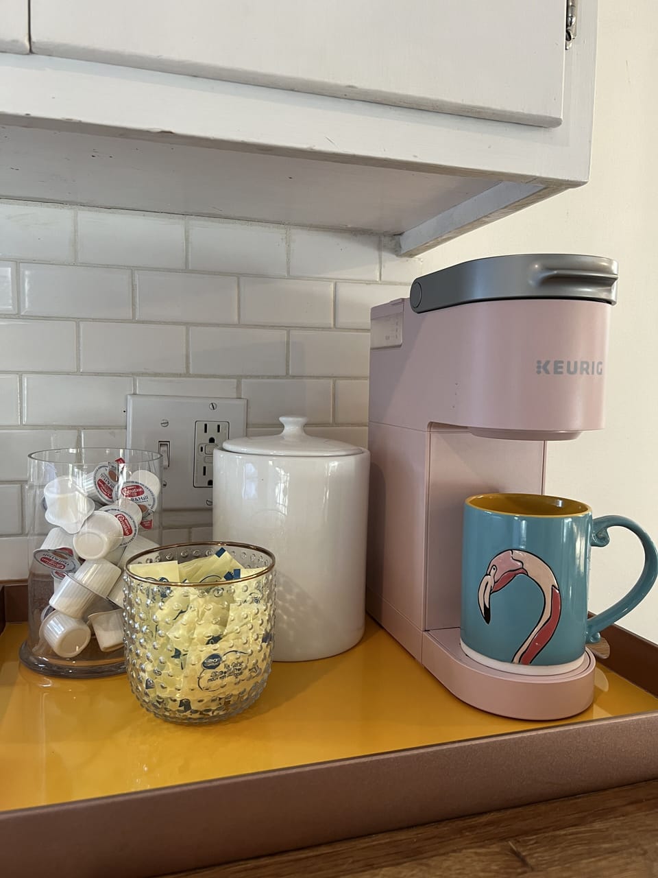 Complementary coffee for each guest. 