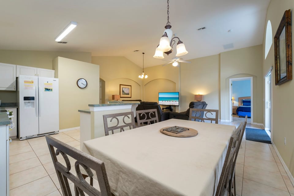 kitchen and dining table