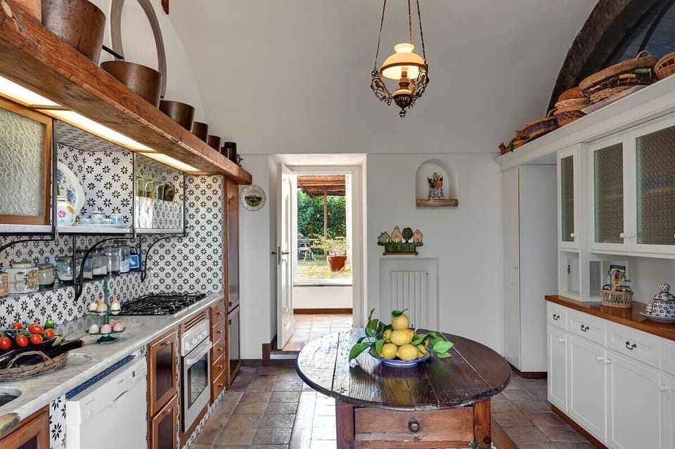 Kitchen Vacation Classic Villa Near Sorrento | Fondo Turiello