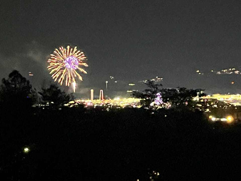 Amazing Fireworks view New Year's and July 4th!! We've been told fireworks/drone show every night during the summer. 