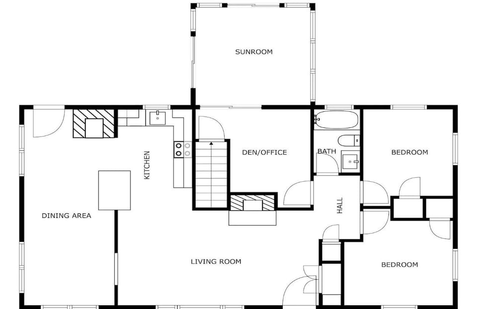 Main Level Floor Plan