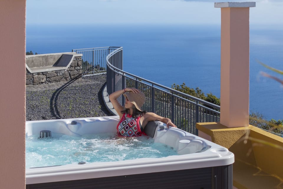 Balcony and swimming pool