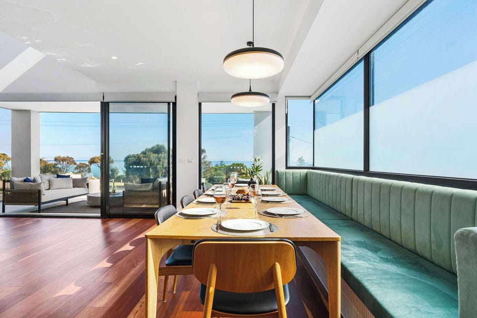 A chic dining nook to share a meal with loved ones