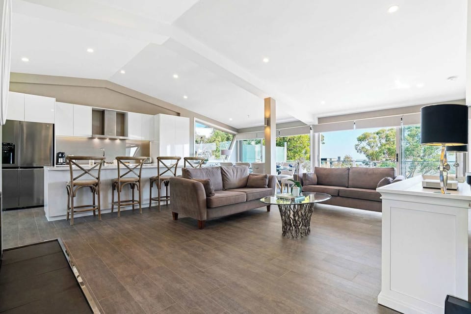 Spacious, light and bright areas adorn the home