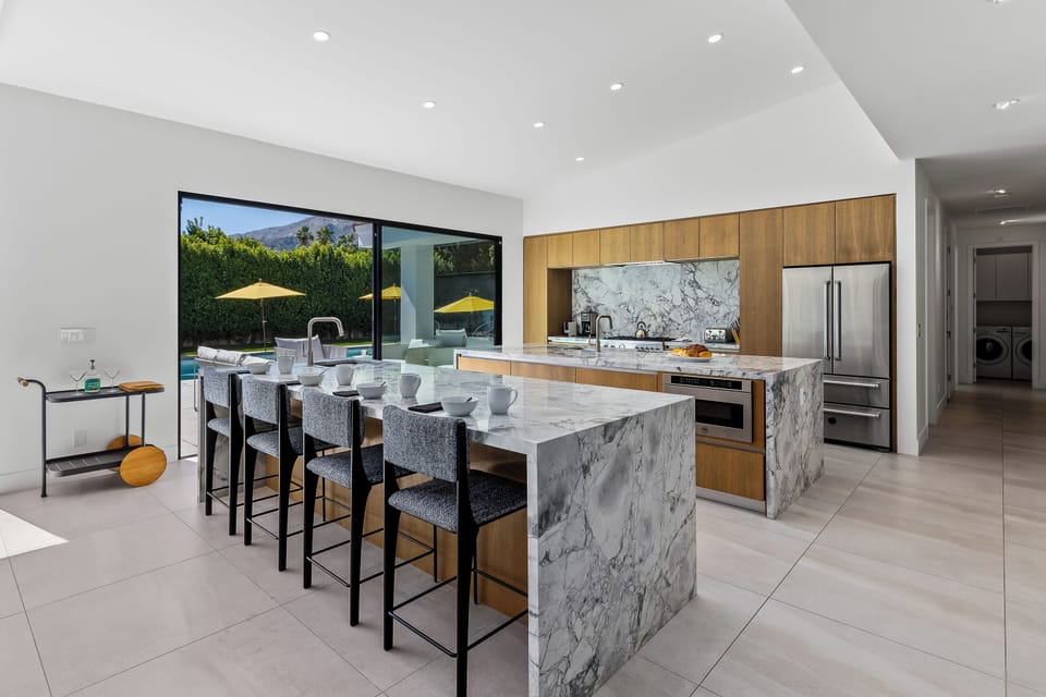 Well-stocked chef's kitchen perfect for all your culinary needs