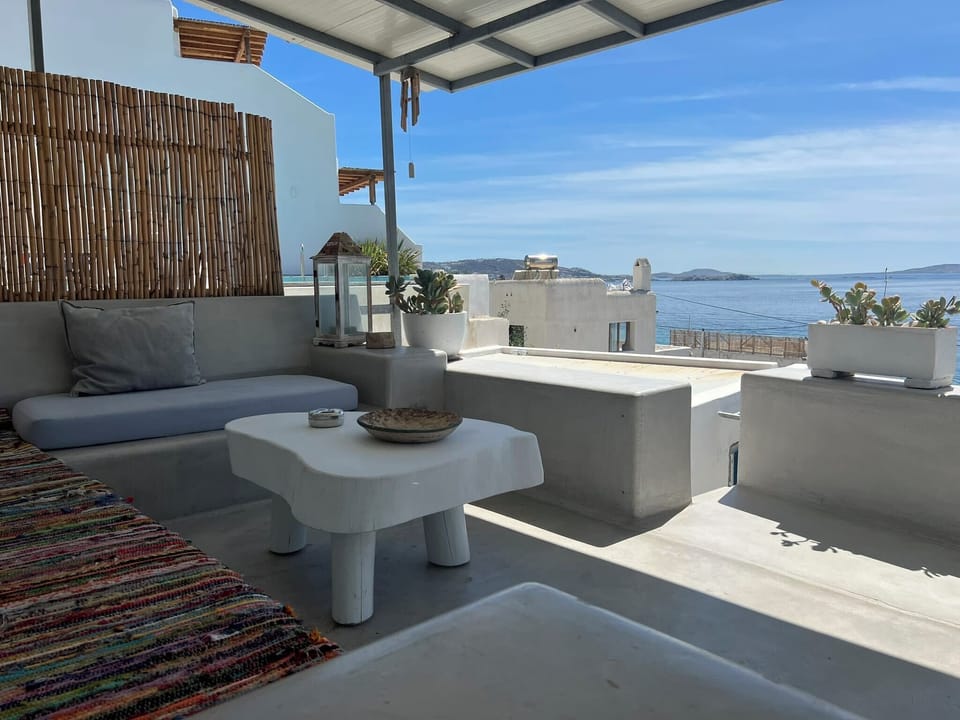 Panoramic sea view from the room terrace

