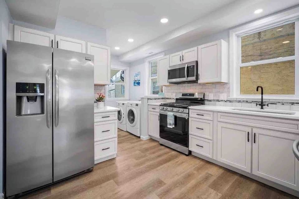 Updated Kitchen with Stainless Steel Appliances