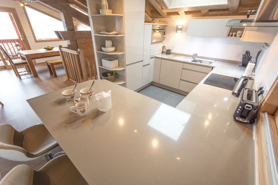 Chalet 75 extremely well equipped kitchen.