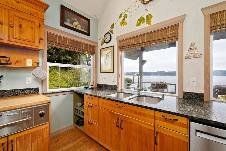 Dishes with a view!