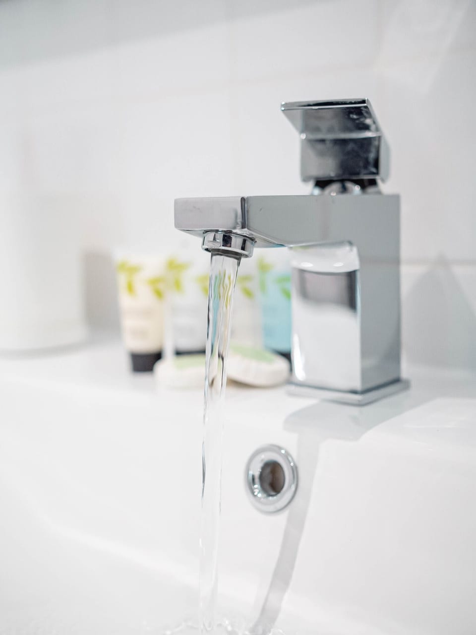 Bright bathroom with essential amenities for a comfortable stay