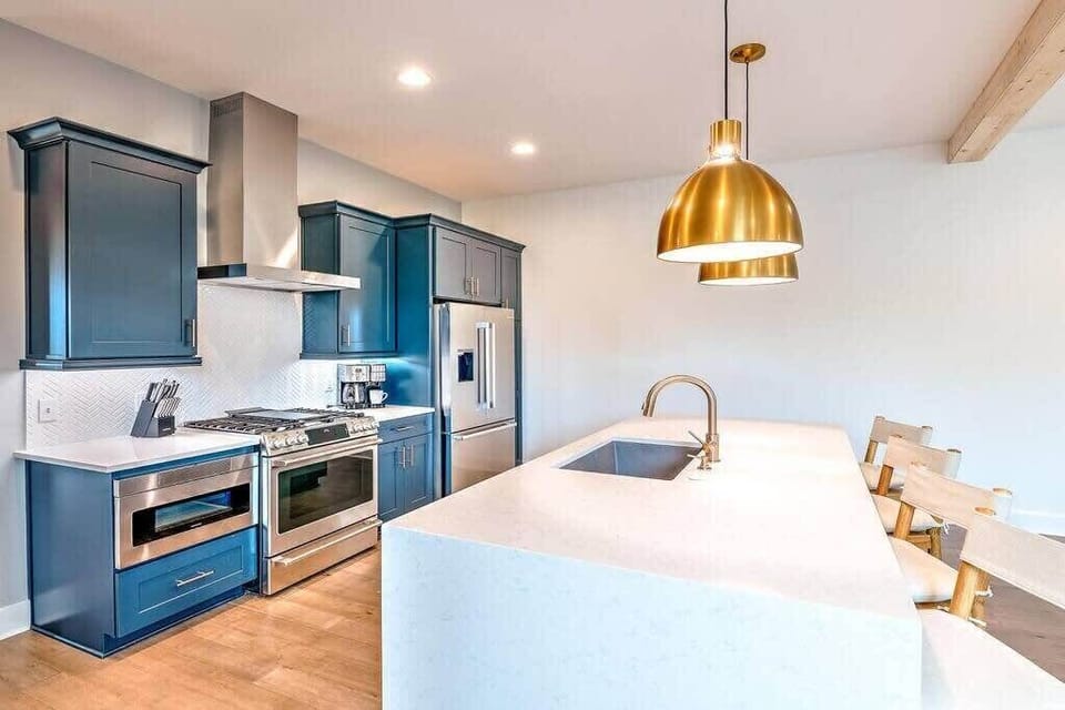 Open kitchen for entertaining