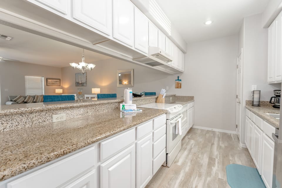 Skip the hotel mini-fridge! Book here and enjoy a fully-equipped kitchen!