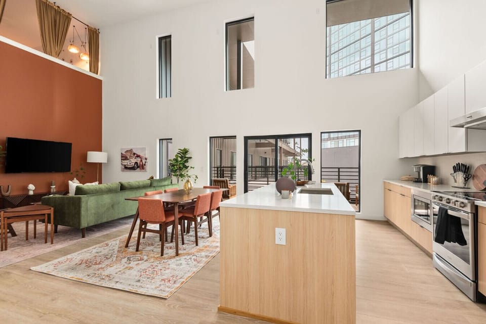 Plenty of space and natural light