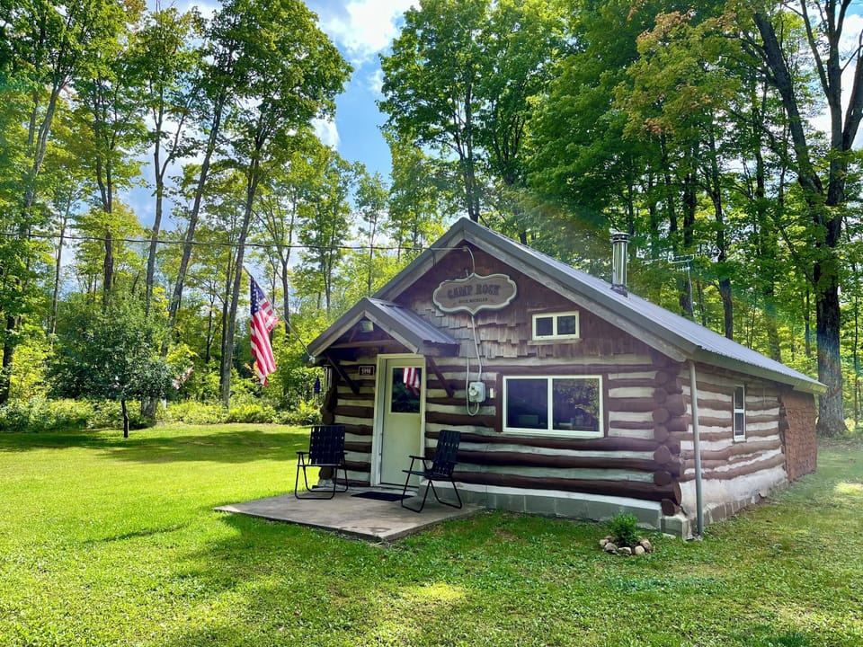 A serene, rustic cabin like no other.
