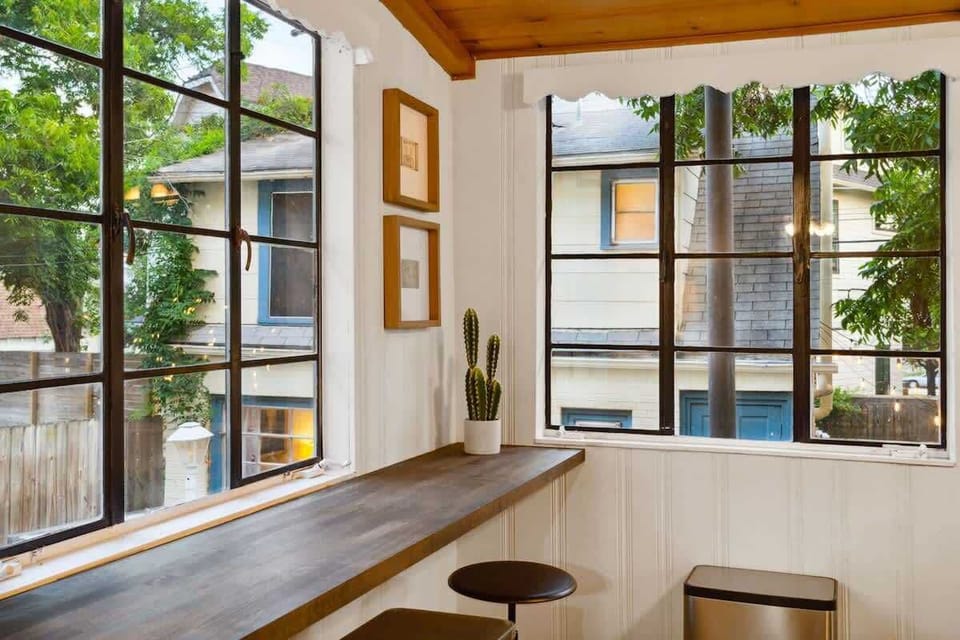 Windows!  Plenty of beautiful views in the kitchen.