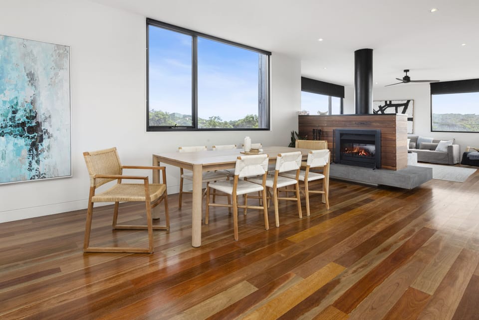 Upstairs - Kitchen/dining/living 