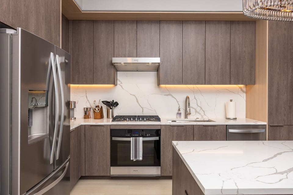 Kitchen fully equipped with all modern amenities