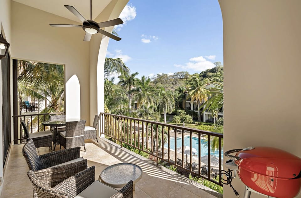 Beautiful private terrace with electric BBQ grill