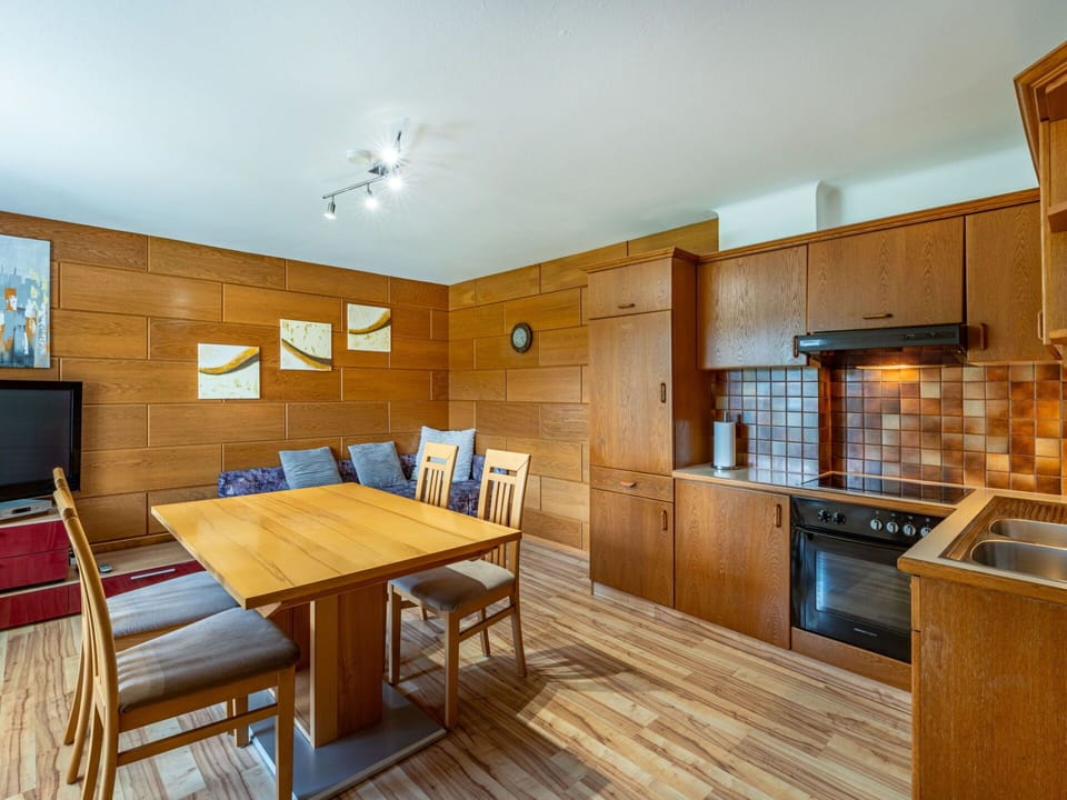 Furniture, Table, Cabinetry, Wood, Interior Design, Kitchen, Flooring, Living Room, Chair, Floor