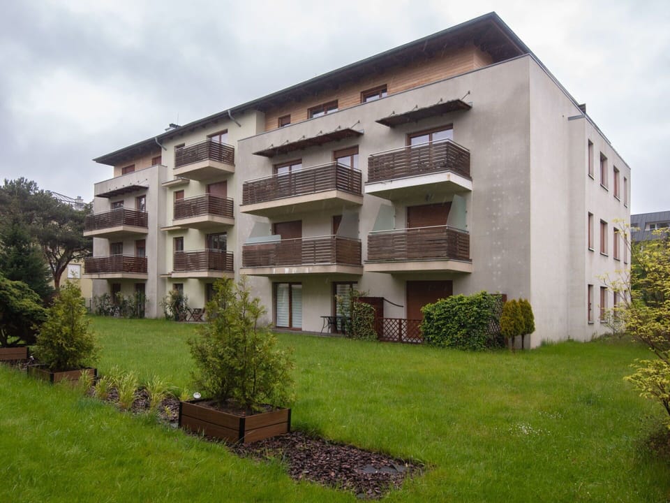 Shrub, Apartment, Condominium, Garden, Balcony, Lawn, Yard, Hedge, Courtyard
