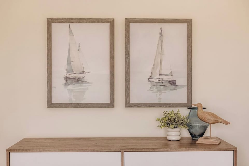 Nautical decor by the beach