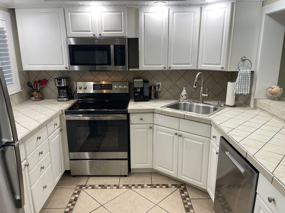 All New Stainless Steel Appliances