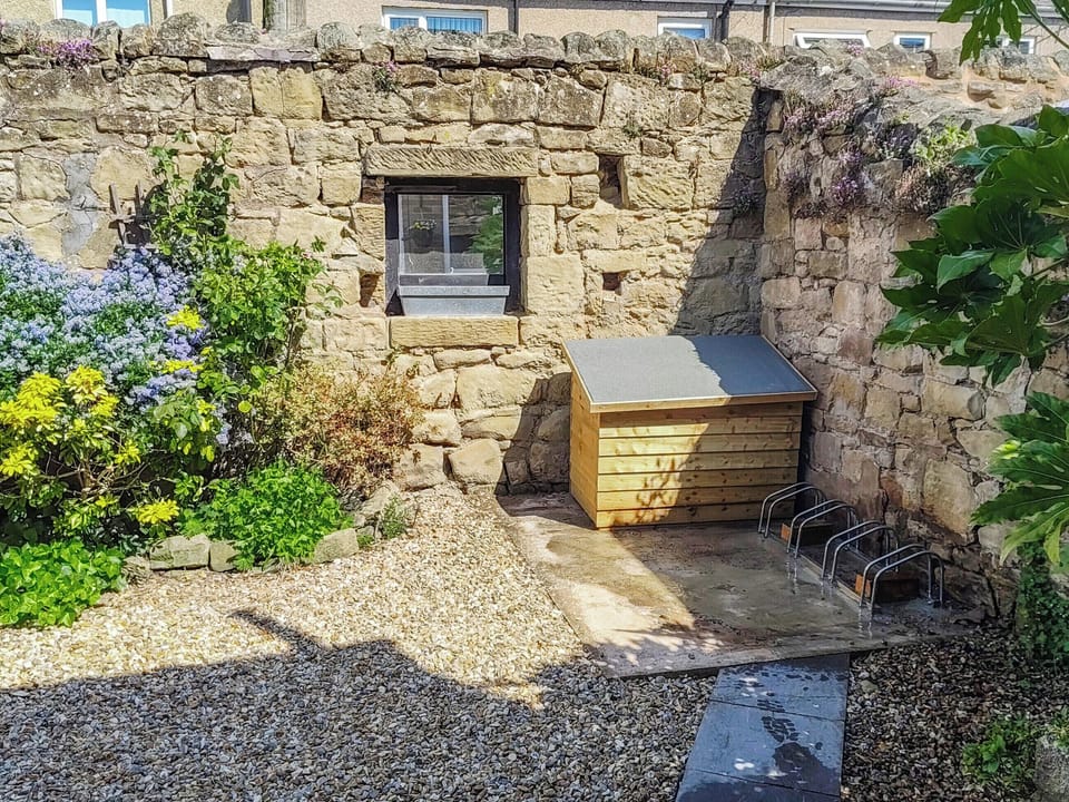 Rear garden bike rack | Lundy Cottage, Alnwick
