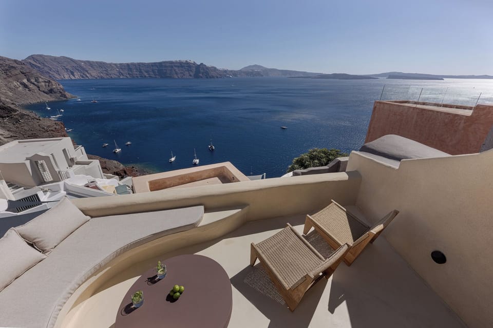 Seating area with magnificent view
