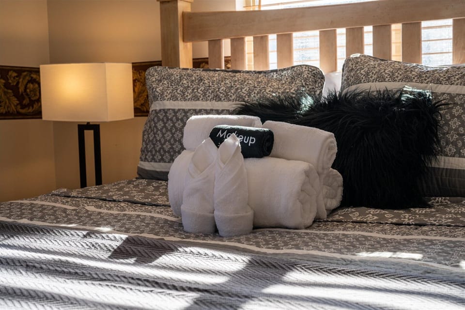 Additional linens are supplied for the duration of your visit.