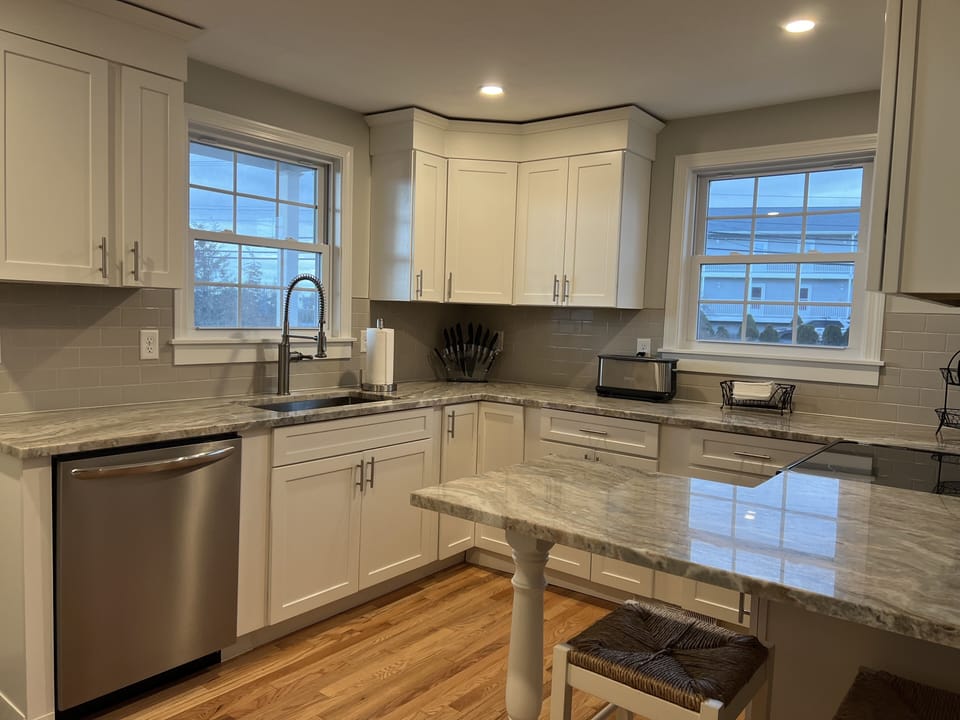 Fully stocked kitchen