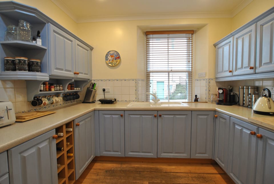 The kitchen is well-equipped