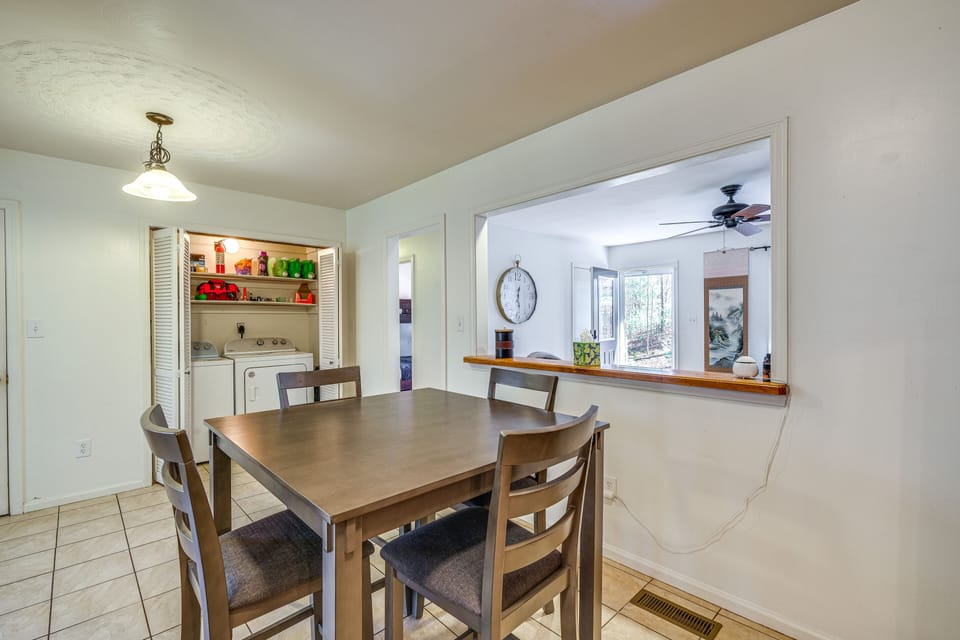 Dining Table | Washer + Dryer