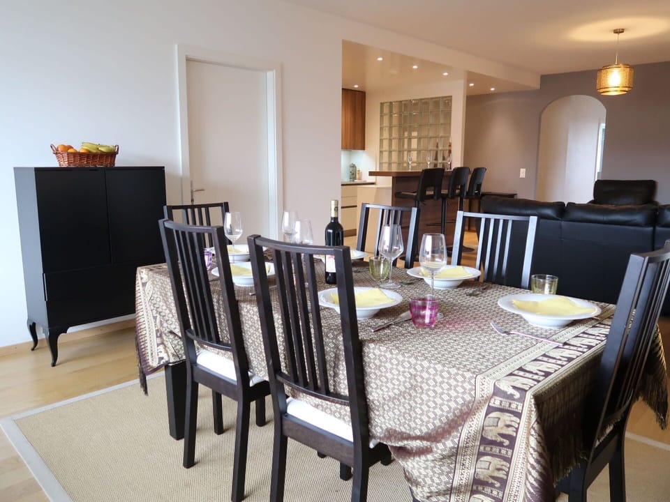 Table, Furniture, Tablecloth, Chair, Wood, Architecture, Floor, Interior Design, Flooring, Kitchen & Dining Room Table