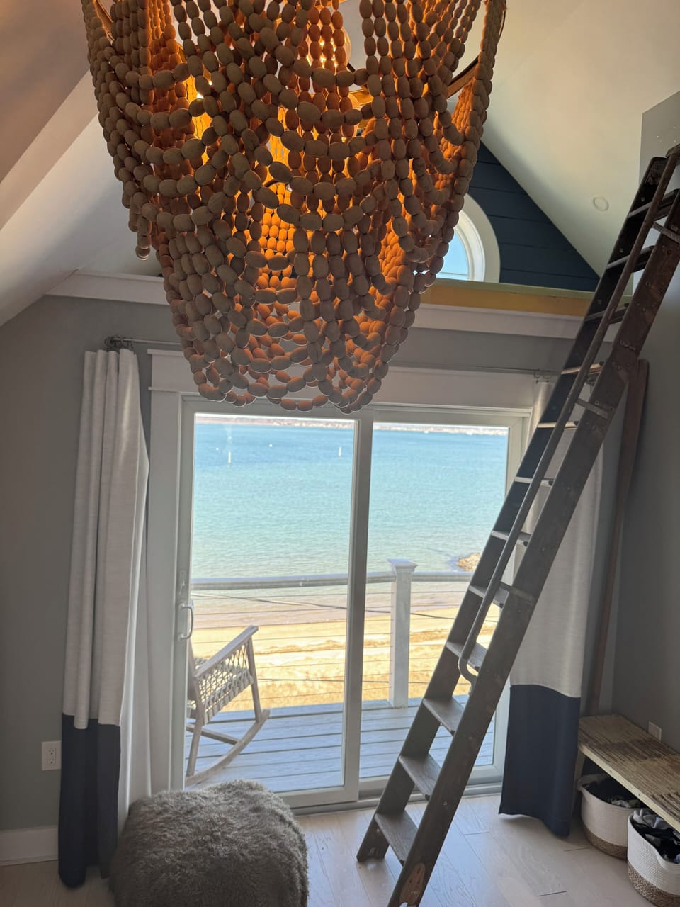 Ocean views from your king size bed